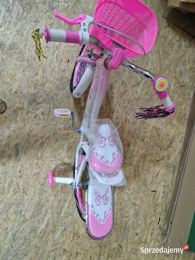 ROWER DZIECIĘCY ROWEREK 16 DZIEWCZYNKI RÓŻOWY wielkopolskie Głogowa sprzedam