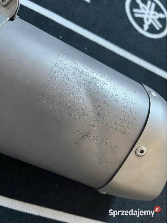Końcówka seryjnego wydechu tłumik Yamaha R6 RJ15 Warszawa