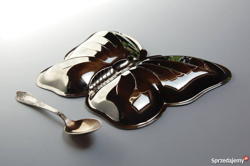 Patera motyl stal lata 80 Niemcy vintage design Lublin