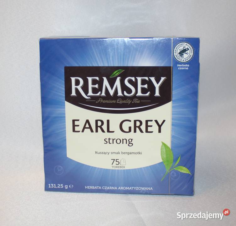 Herbata Remsey earl grey strong 75 torebek 131 g Stare Miasto sprzedam