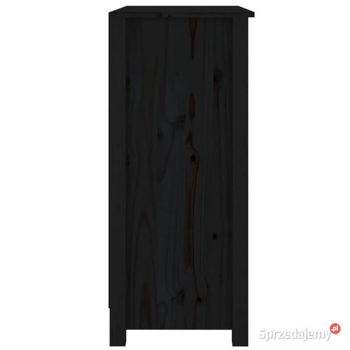 Szafka czarna 70x35x80 lite drewno sosnowe mazowieckie Warszawa