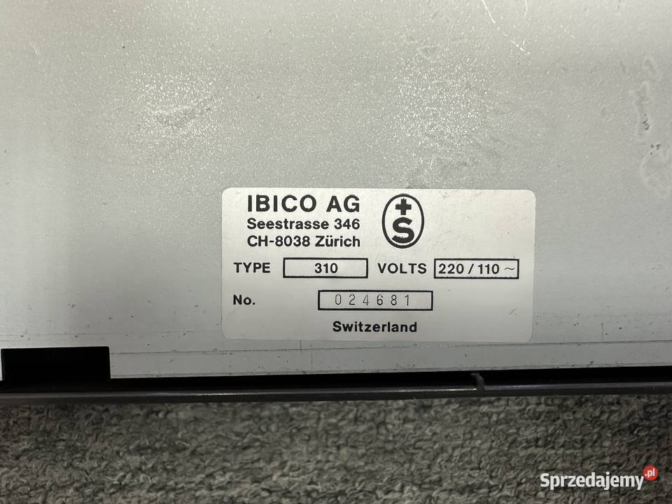 Termobindownica typ 310 Ibico Łódź