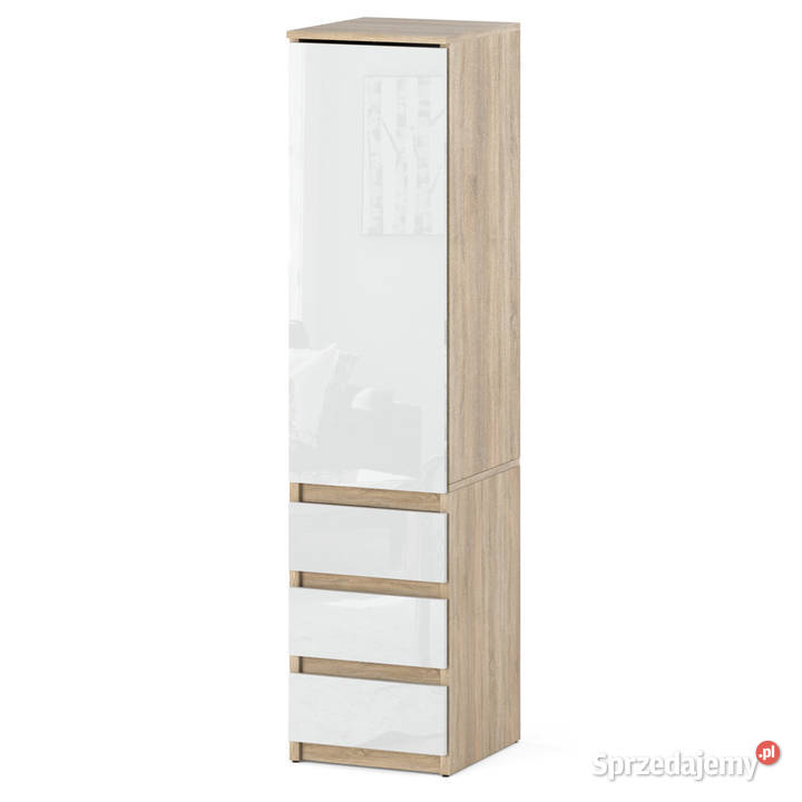 Szafa 3 szuflady wąska garderoba sypialnia salon 180cm Elbląg