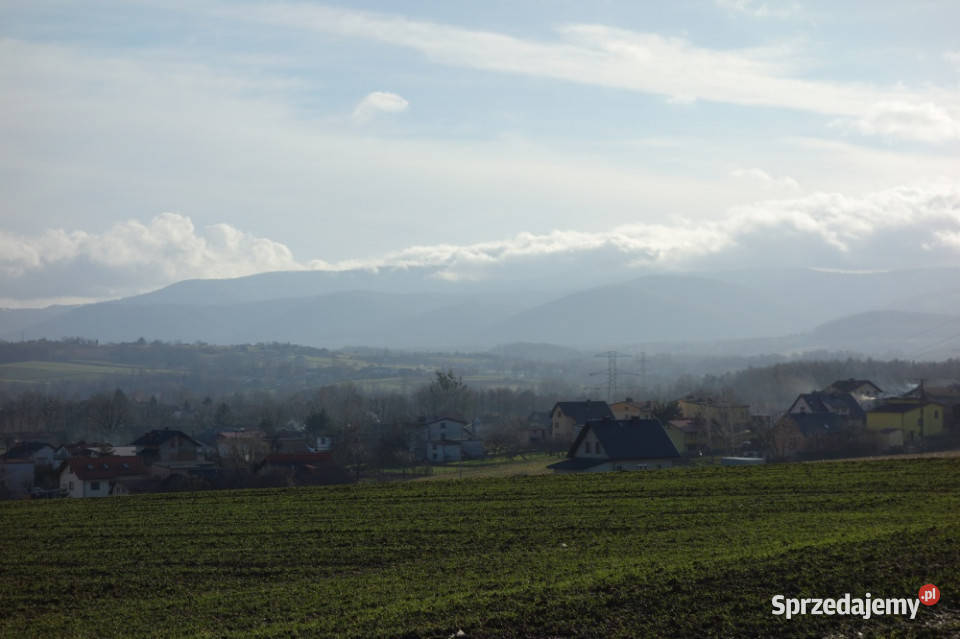 Skoczów Pierściec 121 ha przepiękna panorama gór Wisła