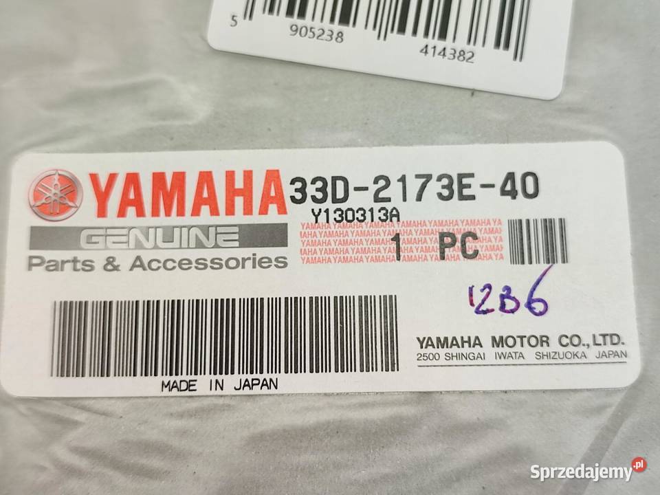NAKLEJKA NA LEWY BOCZEK YAMAHA YZ450F 2006
