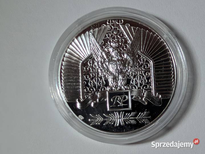 Srebrny Medal Polonia 100 lat Niepodległości Ag Piła