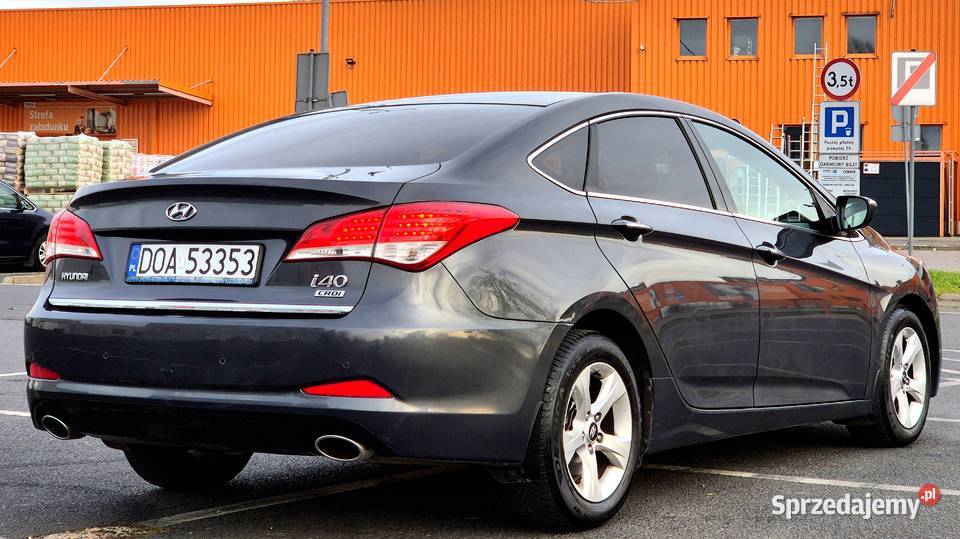 Hyundai i40 17CRDi 136 Salon Polska 2013r LED i40 dolnośląskie Wierzbno