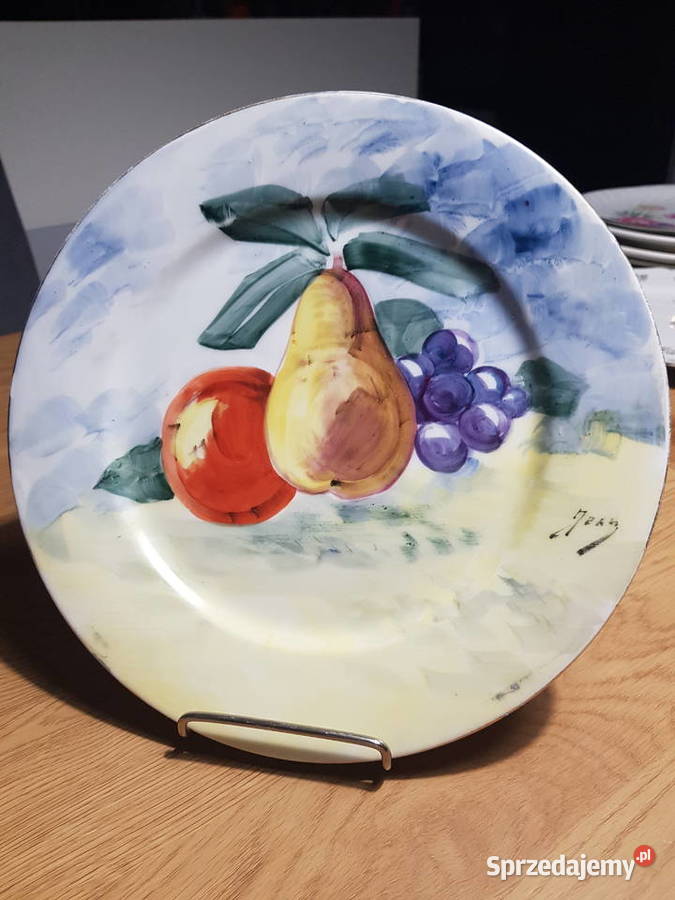 Talerz ozdobny porcelana francuska Limoges wielkopolskie Wola Podłężna sprzedam
