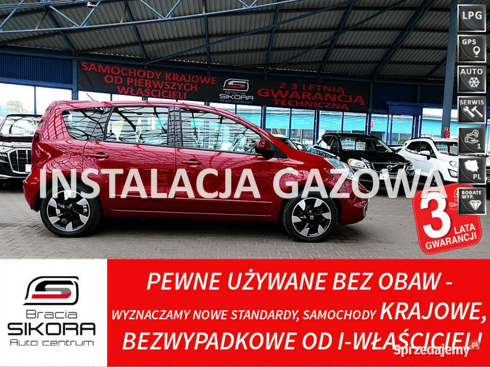 Nissan Note 1,4 16V+LPG NAVI+KLIMATRONIC+LED+SKÓRA 1WŁAŚ 3Lata GWARA Kraj …