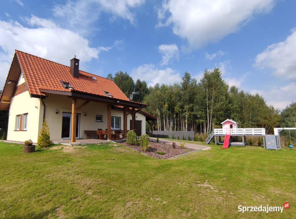 Dom wolnostojący 123m2 z sauną jeziorem i lesie Góry Lubiańskie