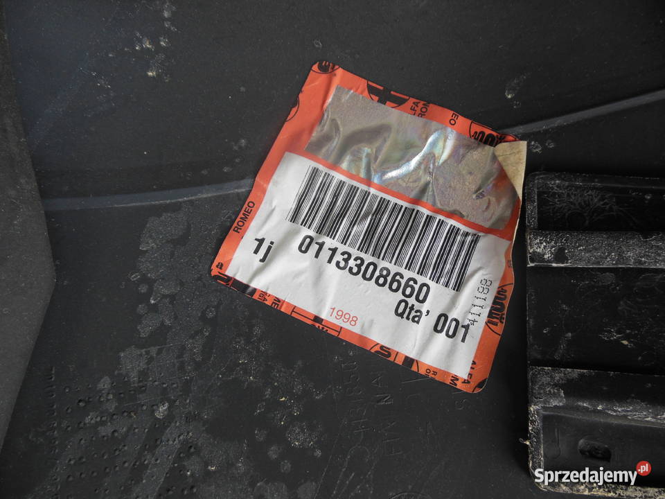 POSZYCIE TYŁ BŁOTNIK PRAWY TYŁ 46739396 ALFA