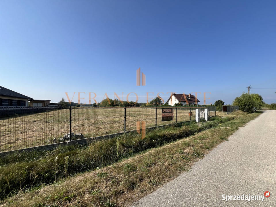 3160 m2 DZIAŁKA BUDOWLANA OGRODZONA MEDIA mazowieckie Długowizna