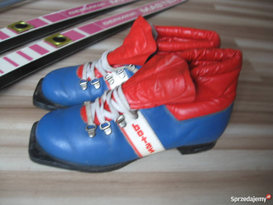 Narty biegowe GERMINA 170 buty 27 kijki 120 Grodziczno