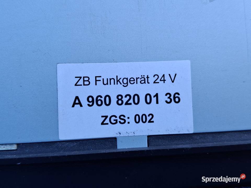 MERCEDES ACTROS MP4 CBRADIO CB RADIO 24V lubuskie Bieleń