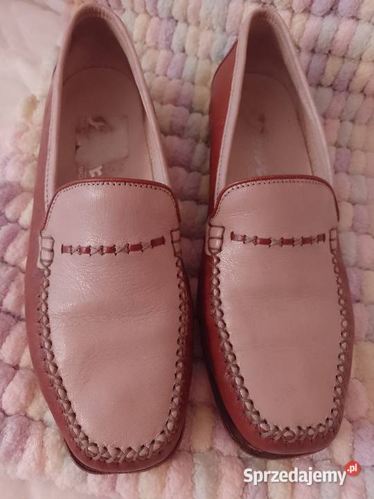 38 Skórzane mokasyny z Madrytu loafersy skóra