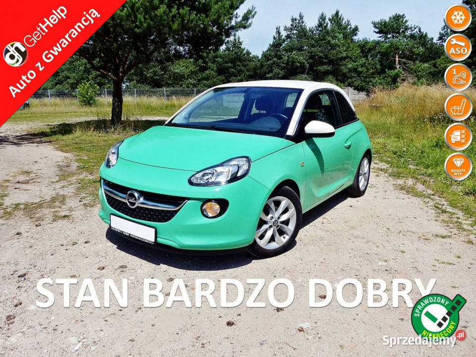 Opel Adam 14 16V GLAMKlimaElektrykaAluRadio zielony Piła