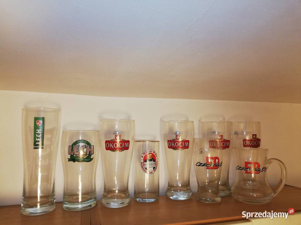 Kolekcja szklanek do piwa pokale i inne Tanio Warszawa