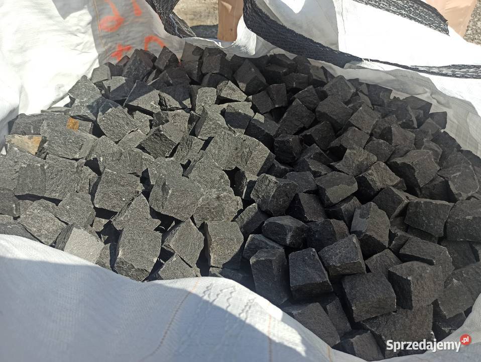 Kostka Granitowa Czarna Szwed Granit Kamień małopolskie Oświęcim sprzedam