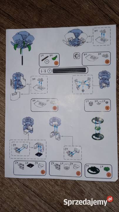 RÓZA DO SKŁADANIAKLOCKI