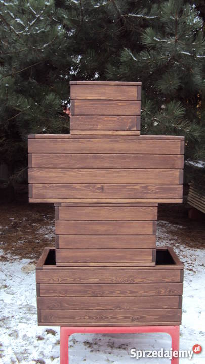 DONICE I WYROBY DREWNIANE POD WYMIAR CENY Ogród Kalisz sprzedam