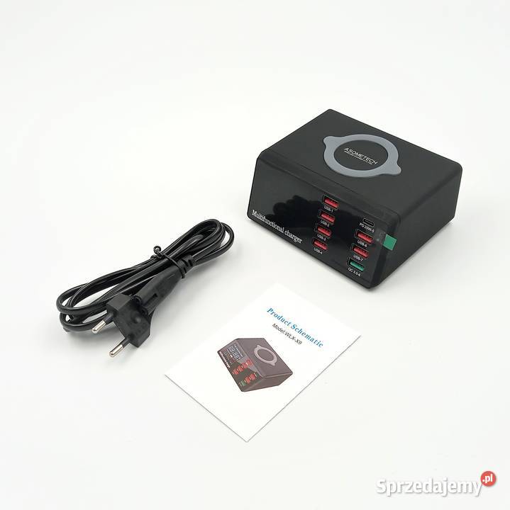 Ładowarka USB C 100W stacjia ASOMTECH Zawiercie sprzedam