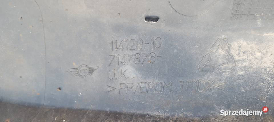 HOKEJ DOKŁADKA ZDERZAKA TYŁ MINI COOPER R56 R57 śląskie Ruda Śląska