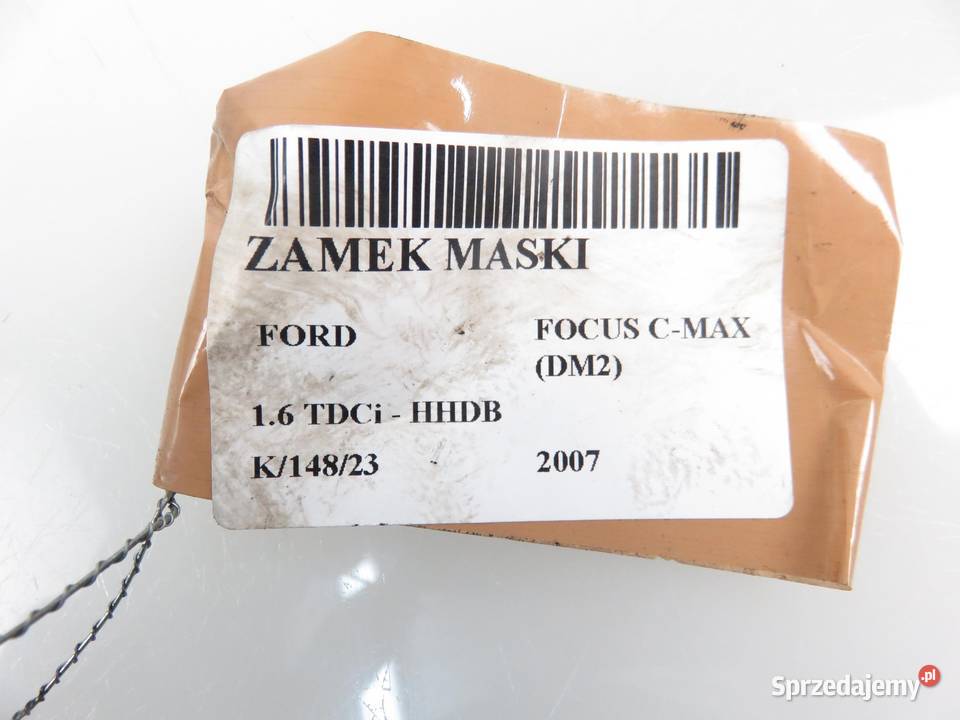 ZAMEK MASKI FORD FOCUS C 3M5116700AB Zamki, wkładki i kluczyki sprzedam