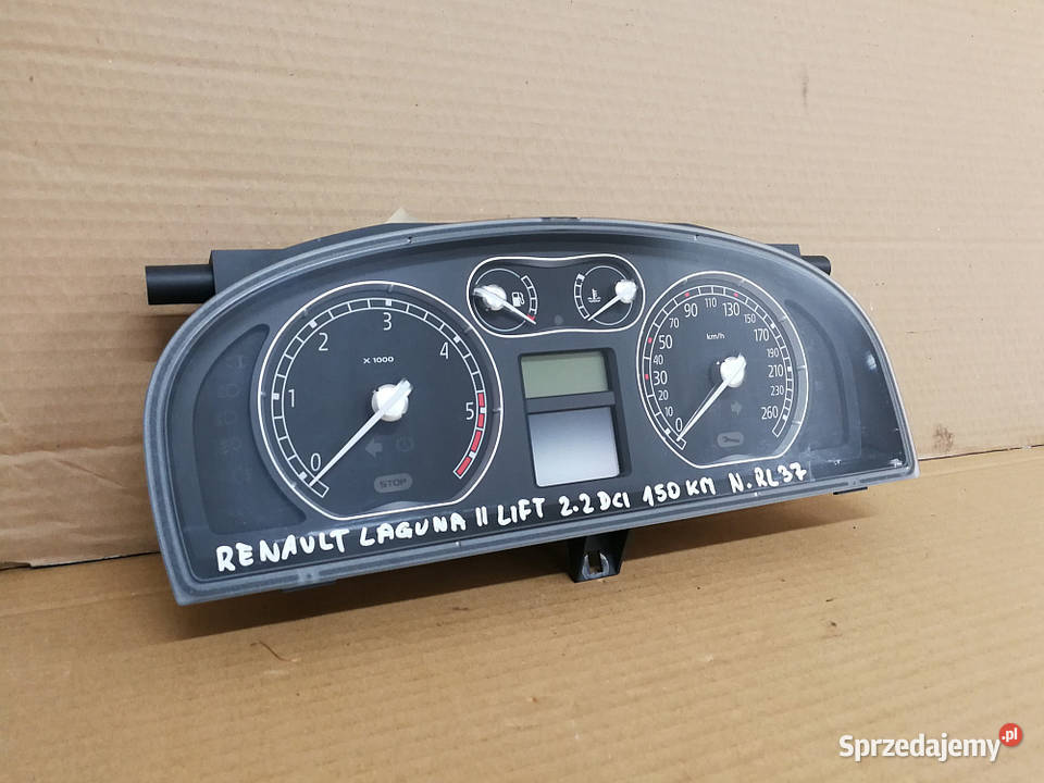 Licznik Zegar Renault Laguna II LIFT 0507 22DCI osobowe Kąty Wrocławskie
