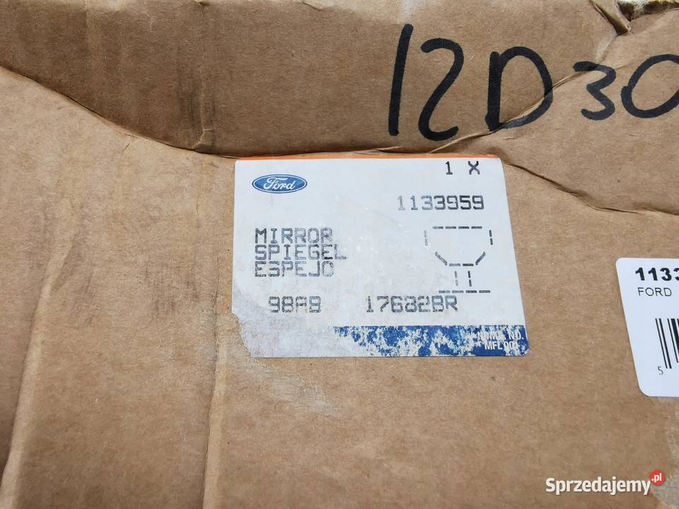 LUSTERKO PRAWE FORD FOCUS MK1 19982005 1133959 lubelskie