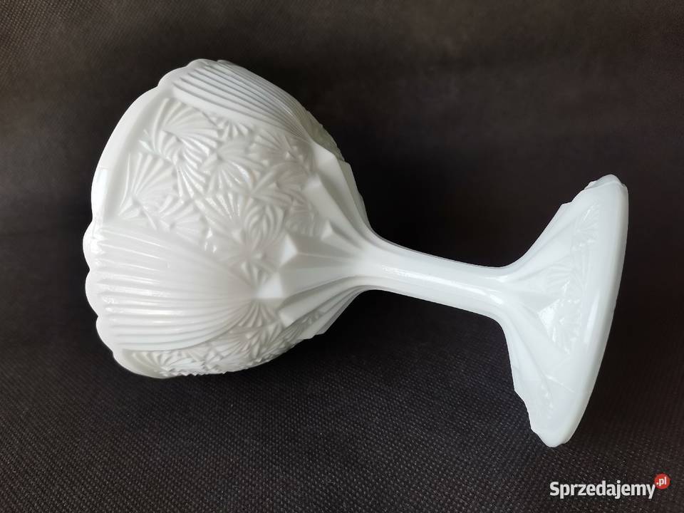 Stara biała cukierniczka cukiernica Wachlarze śląskie sprzedam