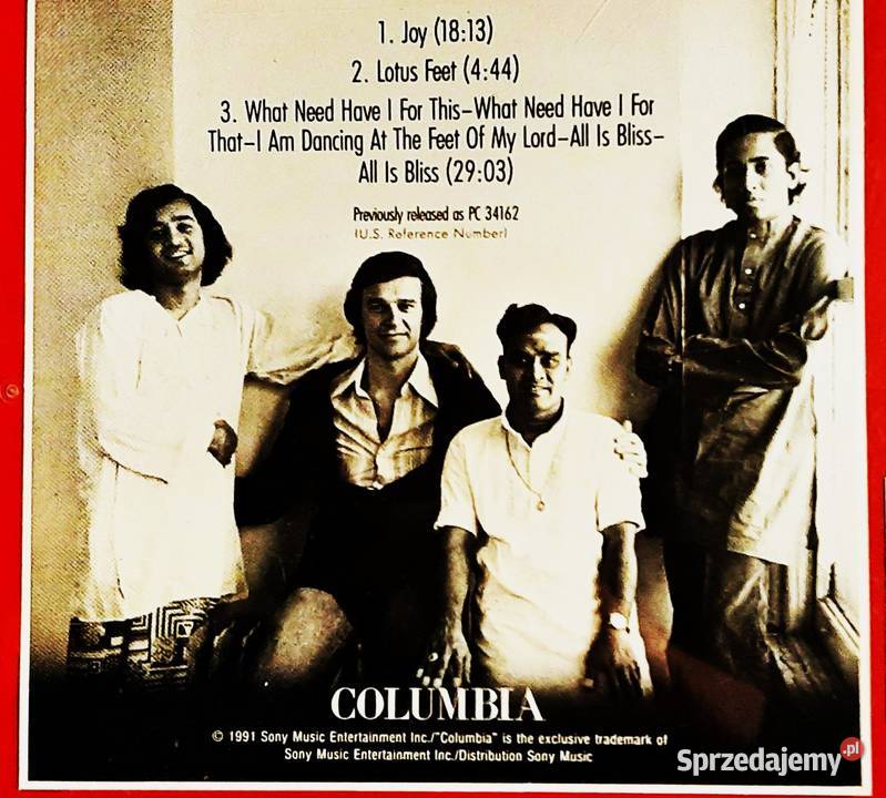 Znakomity Album CD Shakti With John McLaughlin 1 płyta Muzyka Kraków