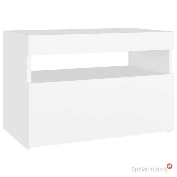 Szafka pod TV z oświetleniem LED biała 60x35x40 RTV mazowieckie sprzedam