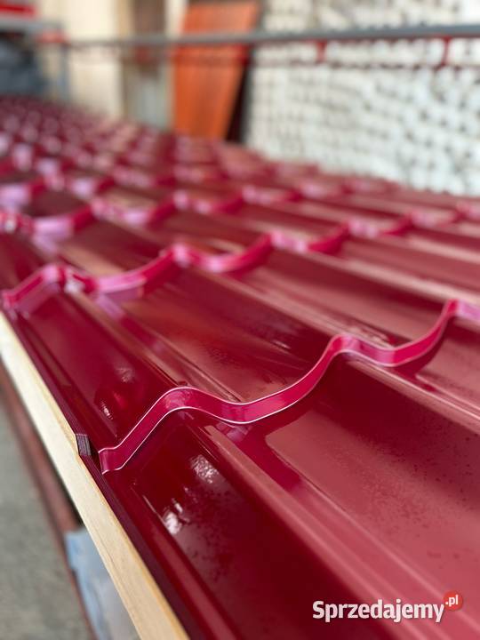 Blachodachówka KORA 05 Połysk Czerwona Aleksandrów