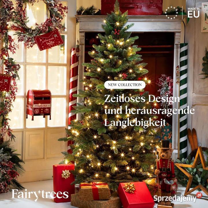 Choinka sztuczna Fairytrees Nordmann 150 jodła małopolskie Jadowniki