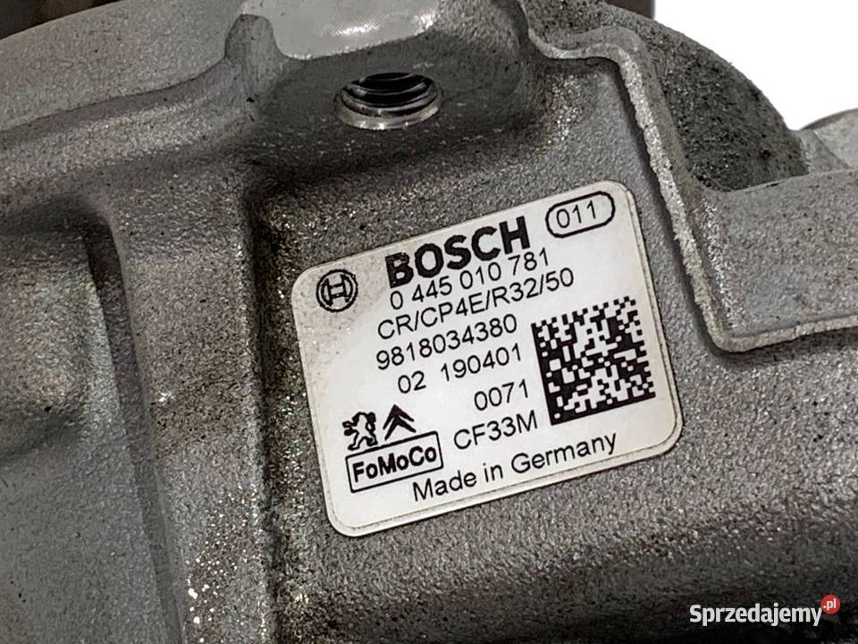 POMPA WTRYSKOWA FORD FOCUS IV 0445010781 15 120 osobowe sprzedam
