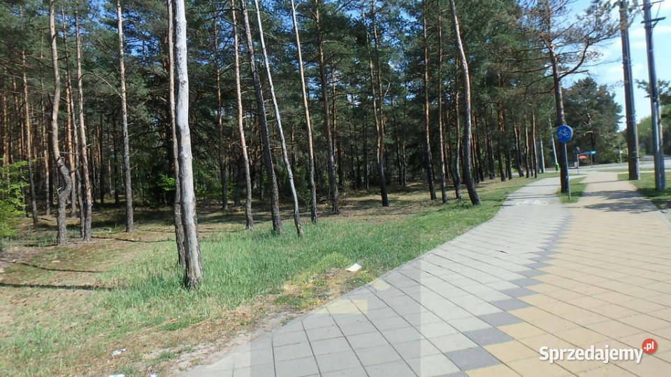 Działka inwestycyjna w Otwocku asfalt