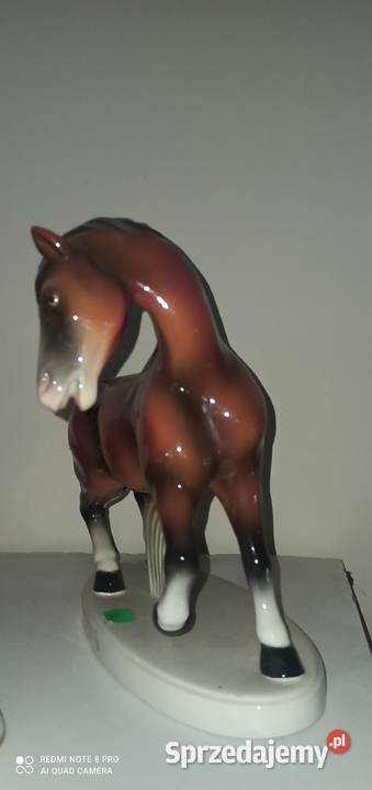 Piękny Koń Figurka Porcelana Made in Portugalia pomorskie Gdańsk