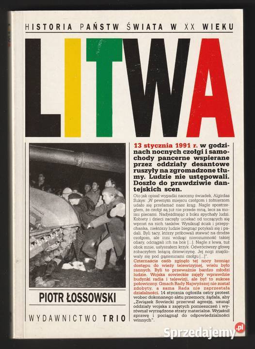 HISTORIA PAŃSTW ŚWIATA W XX WIEKU LITWA 2001 Pozostałe Łódź