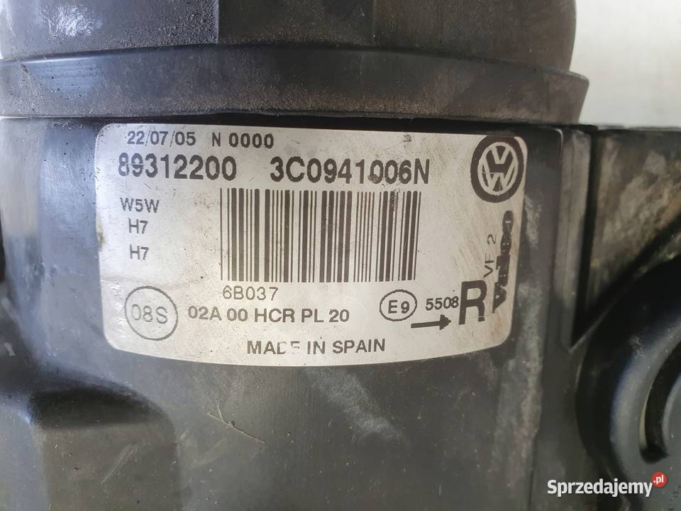 LAMPAPRAWA VW Passat B6 prawy przód przednia sprzedam
