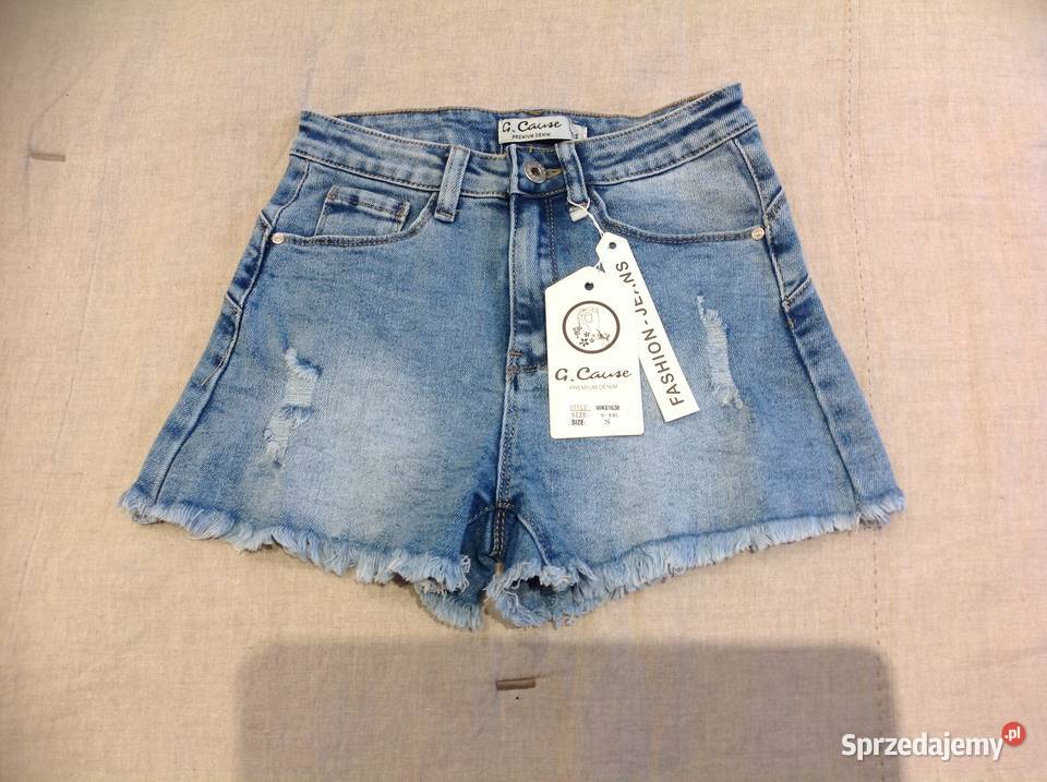 Spodenki jeans damskie GCause XSS nowe Rozmiar 34(XS) Nowa Sól
