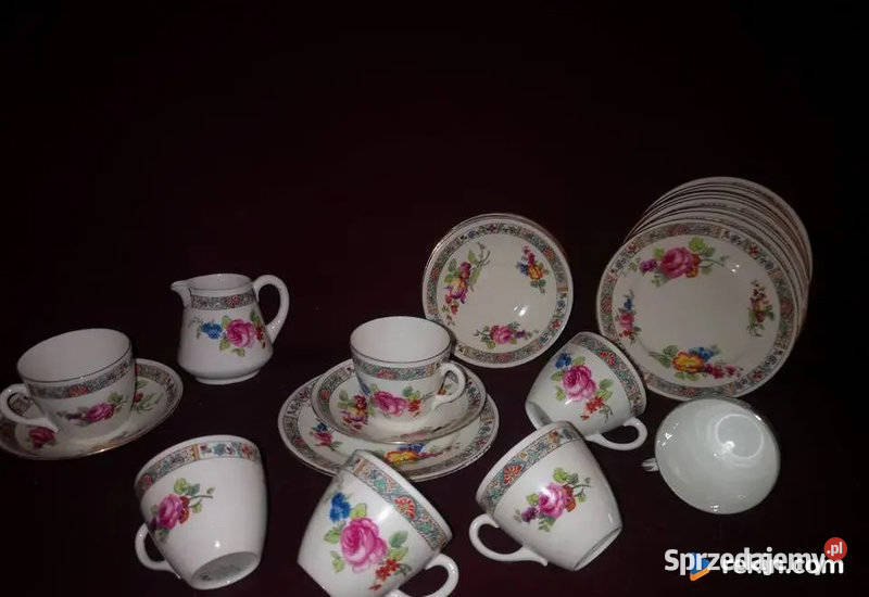 Filiżanka z talerzykiem deserowym SHELLEY Gdańsk sprzedam