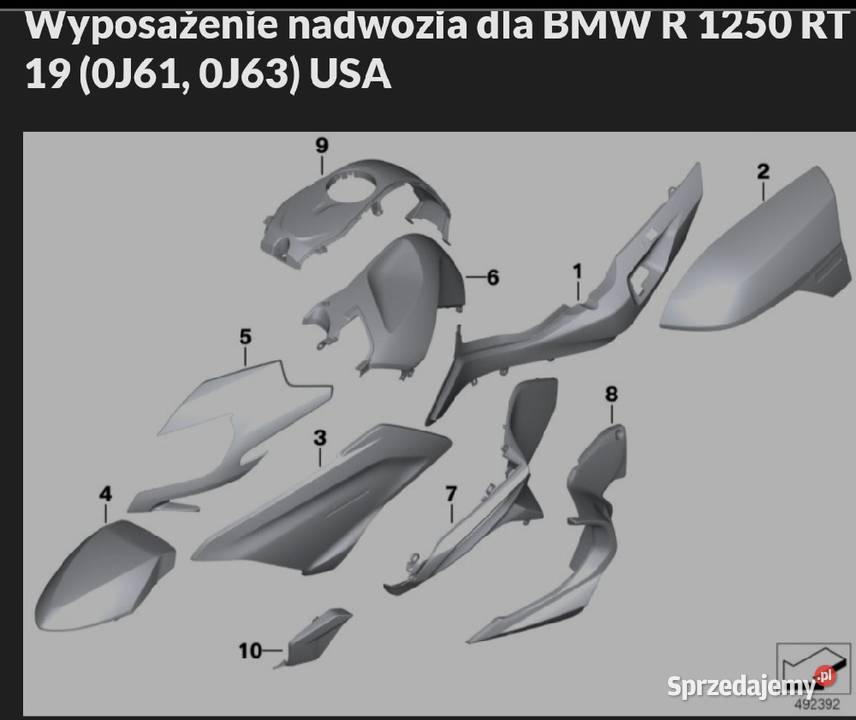 BMW R 1200 1250 RT 853350 owiewka bok osłona