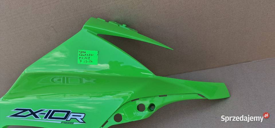 KAWASAKI ZX10R 1115 CZASZA BOK BOCZEK OSŁONA Bieleń