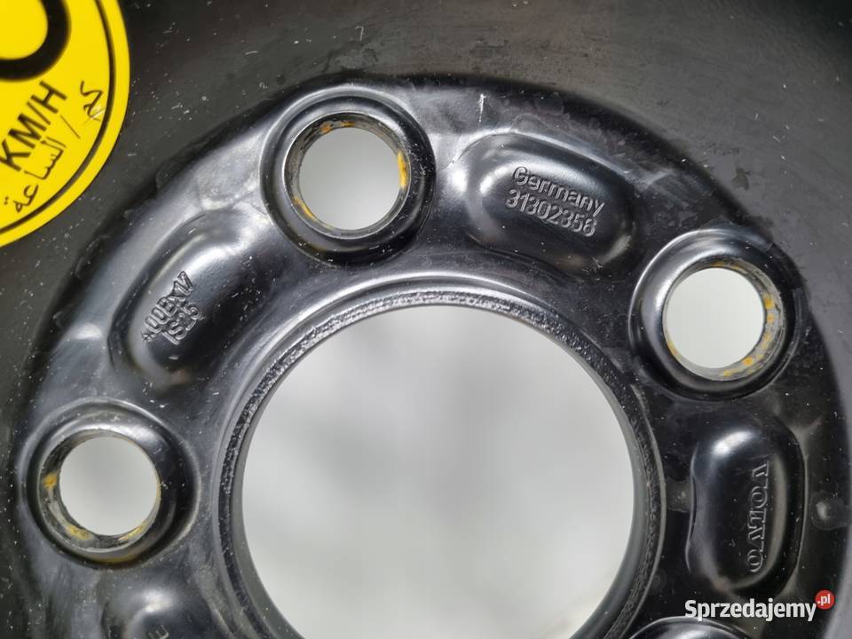 KOŁO DOJAZDOWE 12580 R17 31302356 5x108 Volvo Chełm