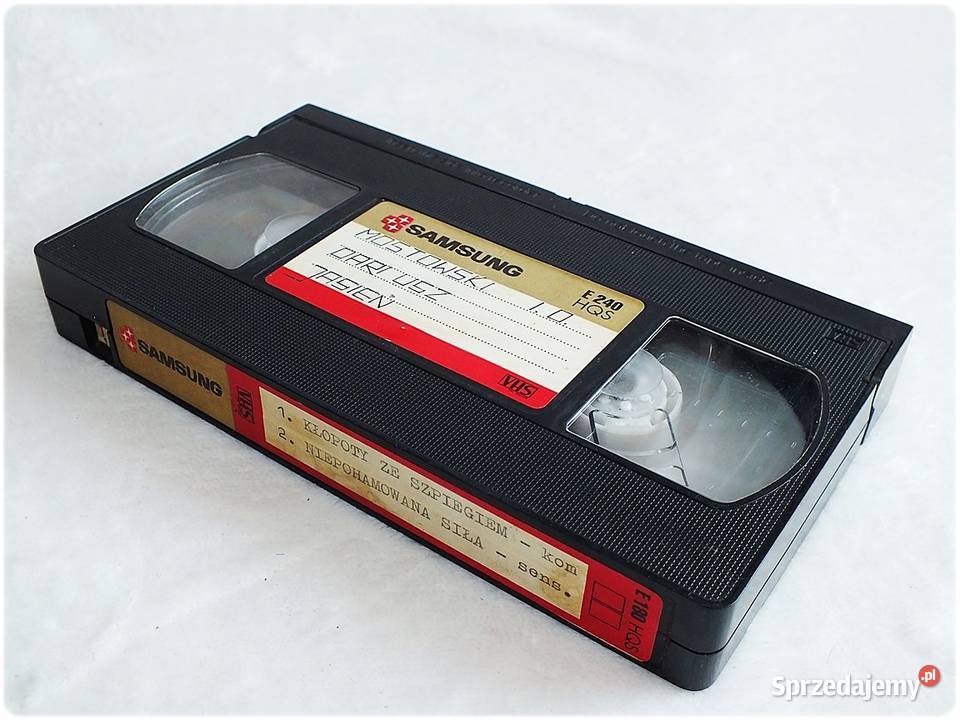 Kaseta VHS 240 minut Kłopoty szipegiem sprzedam