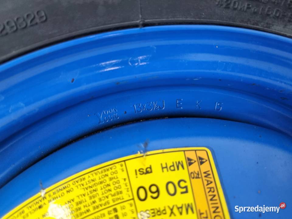 KOŁO DOJAZDOWE Chevrolet Matiz Aveo 10580 R13