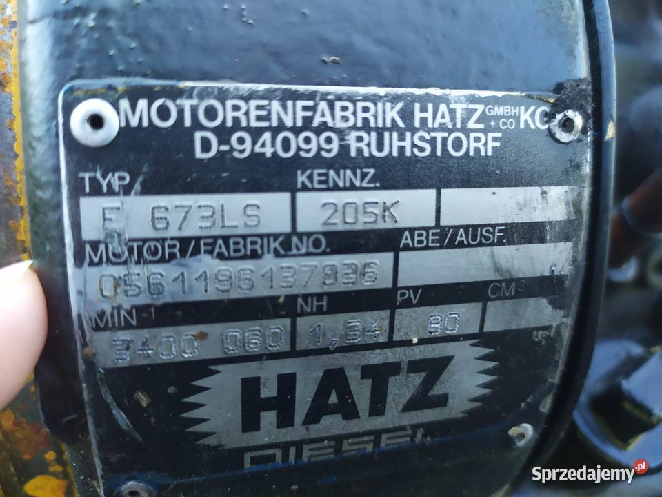 Silnik HATZ E673 na części Części opolskie Opole