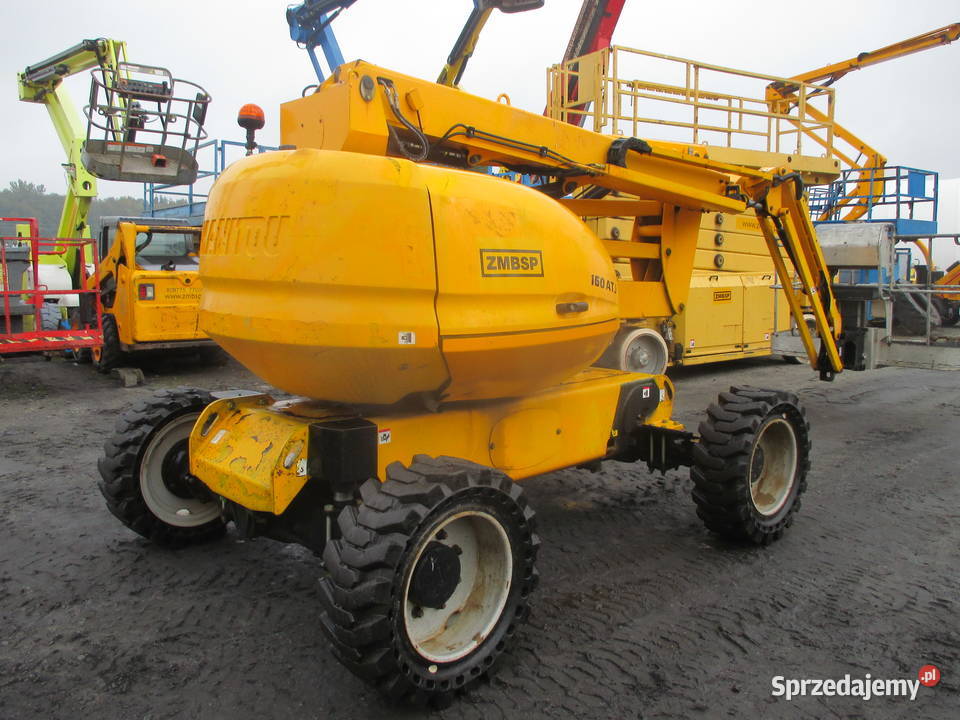 Podnośnik koszowy 16 m Manitou 160ATJ 4x4x4 UDT wielkopolskie Pleszew