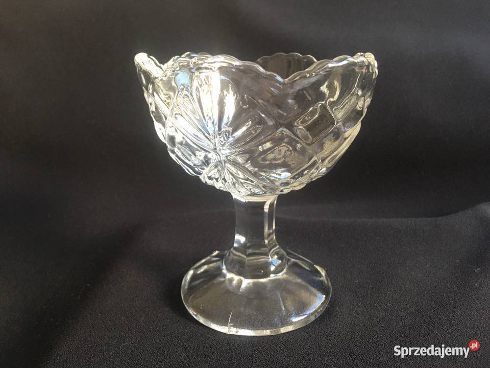 PRL cukiernica pucharek szklana Porcelana i szkło Kołobrzeg sprzedam