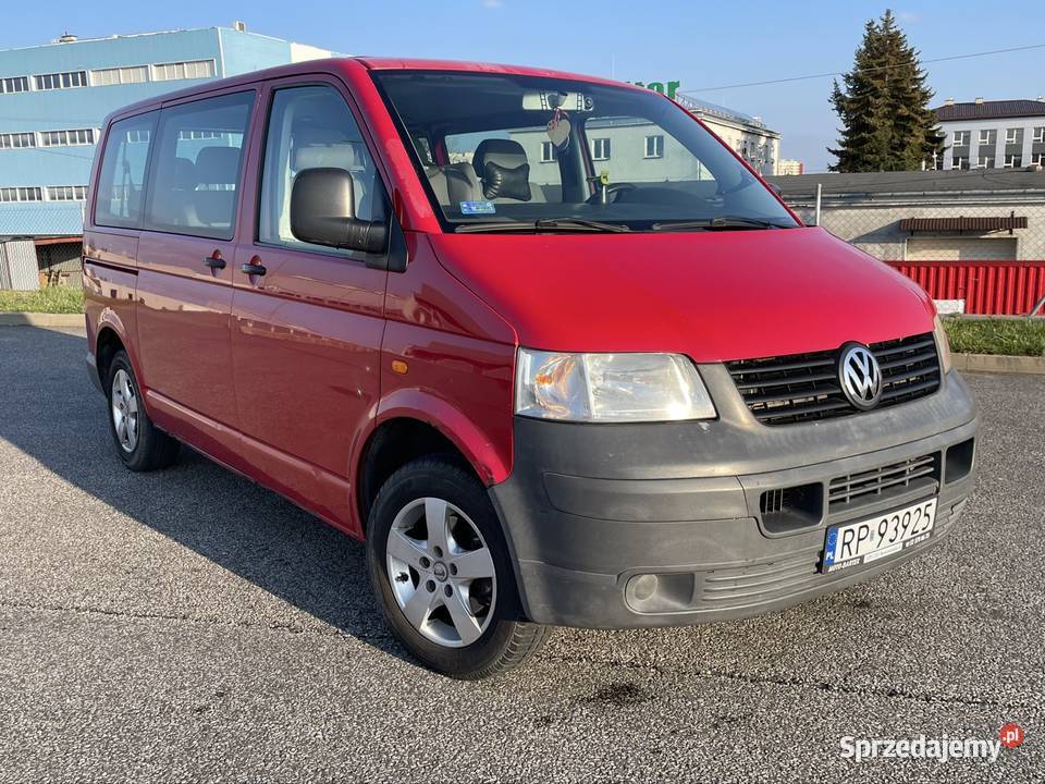 Vw transporter t5 19 TDI 105140 klima hak 9 os Rzeszów